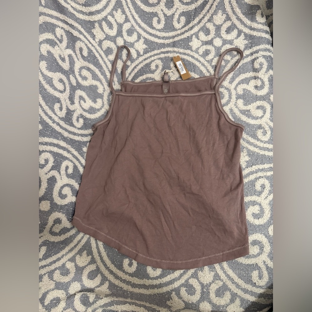SKIMS Size 3X Cotton Rib Camisole Umber AP-CAM-0813 Plus Loungewear Tank top